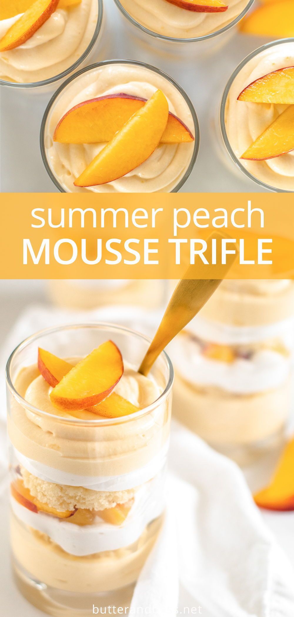 Summer Desserts: No-Bake Summer Fruit Yogurt Trifle