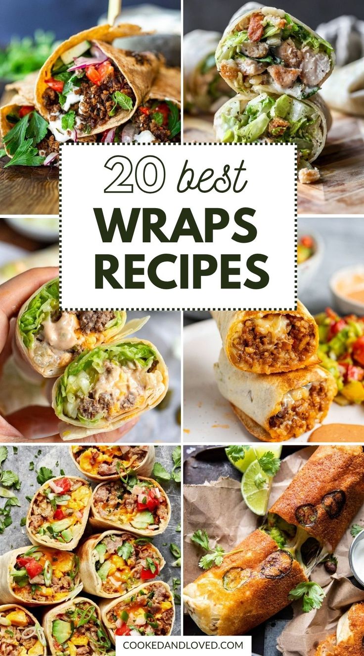 Wrap Recipes That Are Fresh and Tasty